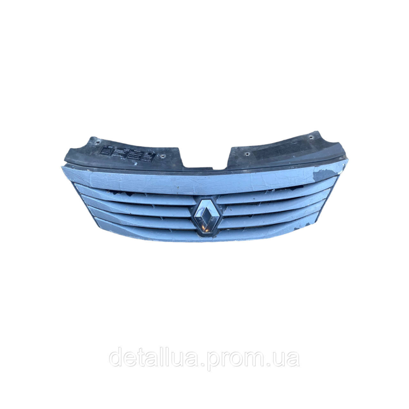Решітка радіатора верхня Renault Logan (2004-2012) оригінал 8200752748