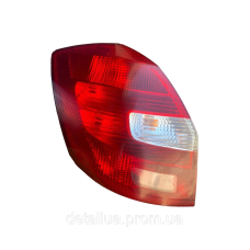 Ліхтар задній  лівий Skoda Fabia 2 , Шкода Фабія 2 , оригінал , код 5j6945111